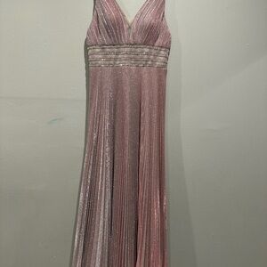 Elegant Pink Evening Gown